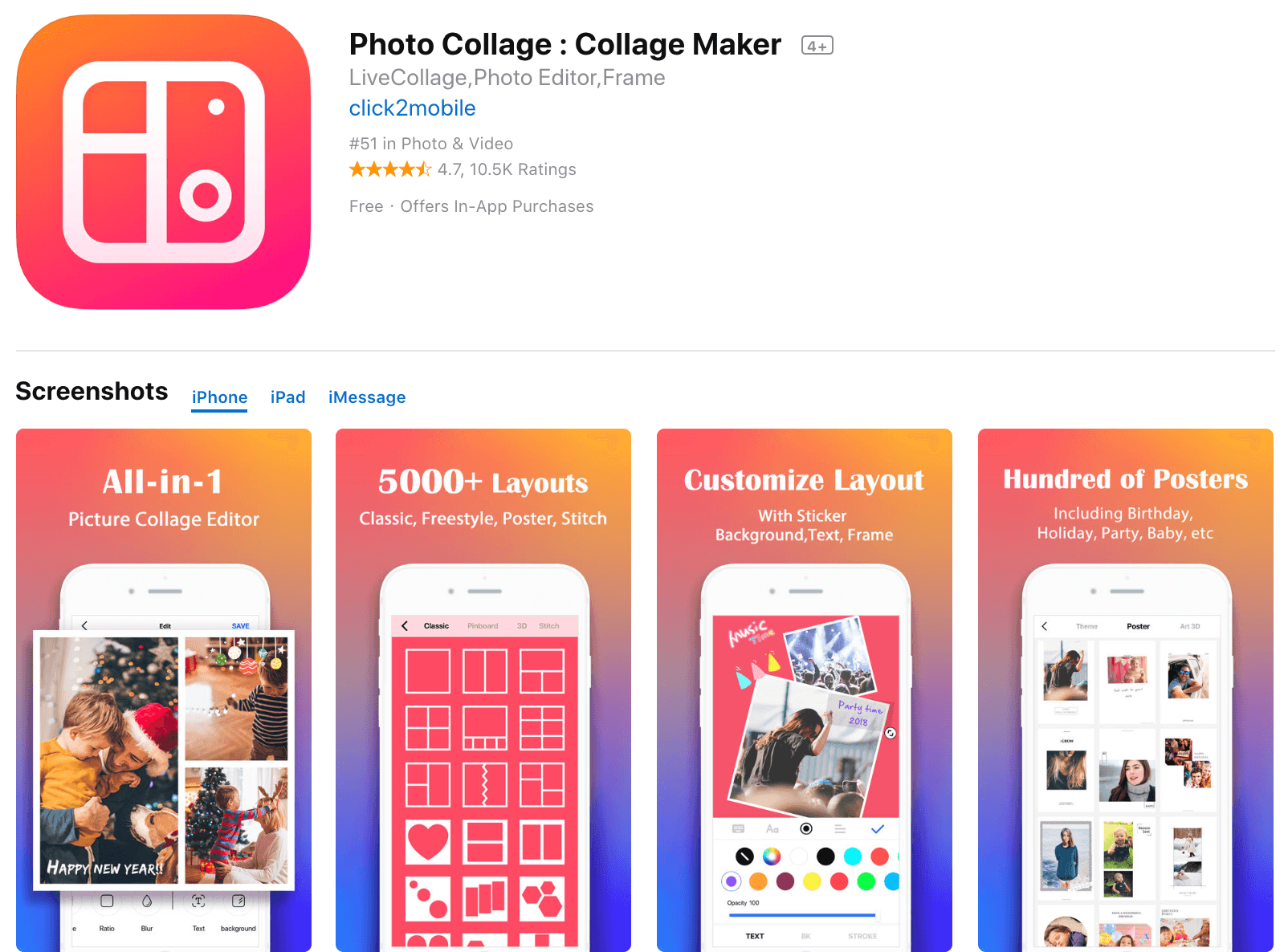 LiveCollege - best photography apps